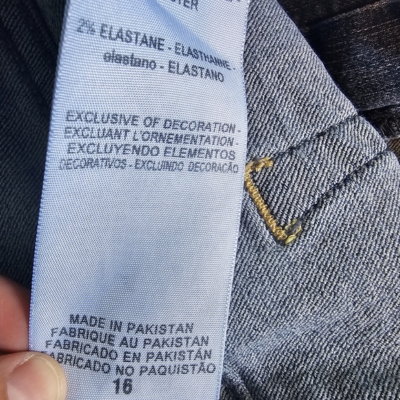 Levi's Classic Blue Women's Modern Capri Jeans Sz 16 - Picture 9 of 9